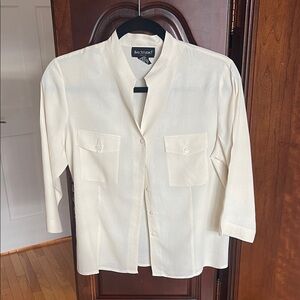 Bay Studio Ivory Button-Up Blouse